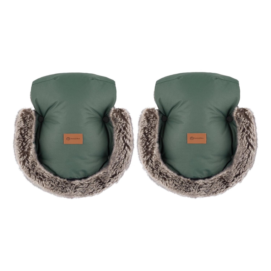 PETITE&MARS - Rattareiden käsisuoja FURRY Veritable Khaki