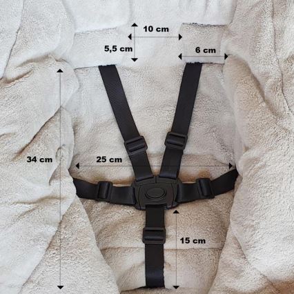 PETITE&MARS - SETTI Vauvan jalkapeite 3in1 JIBOT + käsisuojat rattaille JASIE harmaa