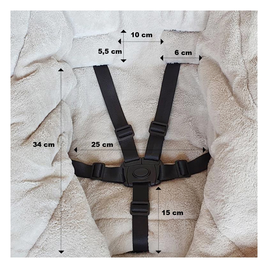 PETITE&MARS - SETTI Vauvan jalkapeite 3in1 JIBOT + käsisuojat rattaille JASIE musta