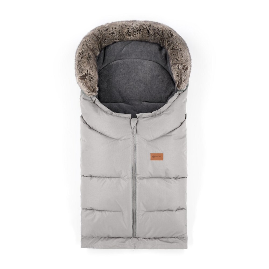 PETITE&MARS-SETTI Vauvan jalkapeite 4in1 ARCTIC + rattaiden käsisuoja FURRY Champagne Shower