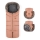 PETITE&MARS - SETTI Vauvan jalkapeite 4in1 ARCTIC + rattaiden käsisuoja FURRY Pastel Peach