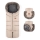 PETITE&MARS - SETTI Vauvan jalkapeite 4in1 ARCTIC + rattaiden käsisuoja FURRY Ruusu Petal