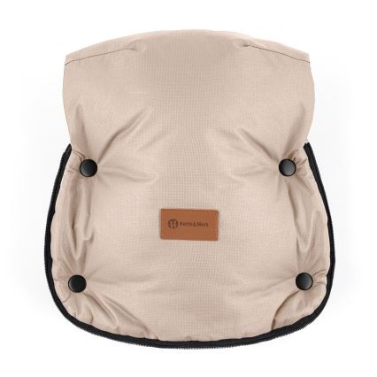 PETITE&MARS - SETTI Vauvan jalkapeite 4in1 ARCTIC + rattaiden käsisuoja FURRY Ruusu Petal