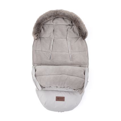 PETITE&MARS - SETTI Vauvan jalkapeite 4in1 COMFY + rattaiden käsisuoja FURRY Champagne Shower