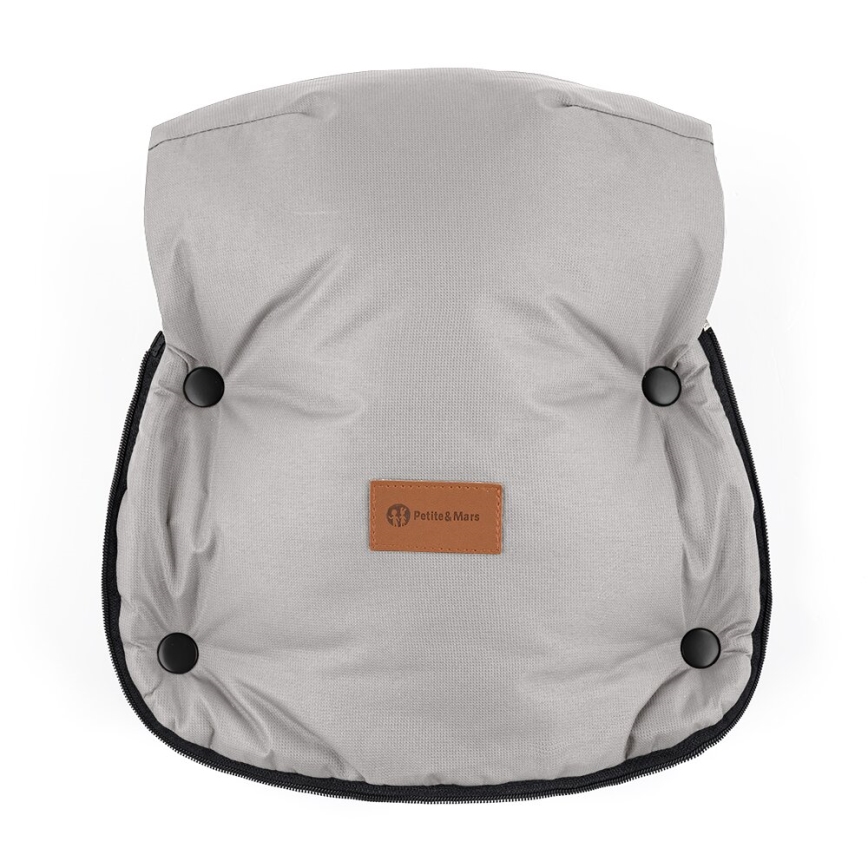 PETITE&MARS - SETTI Vauvan jalkapeite 4in1 COMFY + rattaiden käsisuoja FURRY Champagne Shower