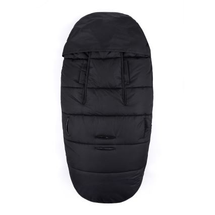 PETITE&MARS - SETTI Vauvan jalkapeite 4in1 COMFY + rattaiden käsisuoja FURRY Forever Black