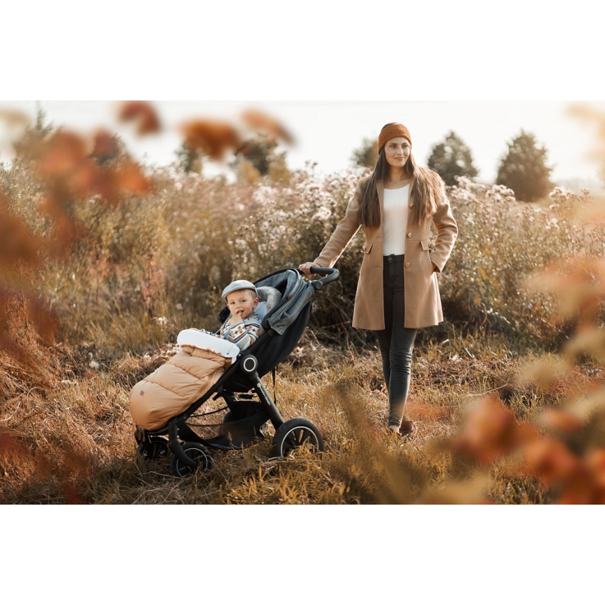 PETITE&MARS - Vauvan jalkapeite 4in1 COMFY Elegant Caramel/Beige ruskea