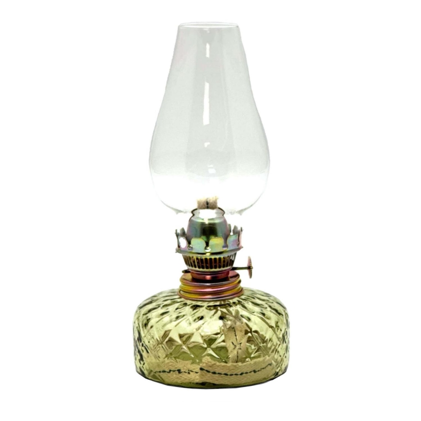 Petrolilamppu JOSEFÍNA 22 cm metsänvihreä