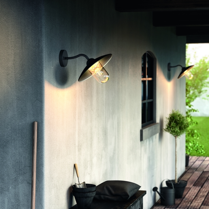 Philips 01643/30/PN - Ulkoseinävalaisin HAMMOCK 1xE27/60W/230V IP44