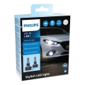 Philips 11258U3022X2 - SETTI 2xLED Autopolttimo Ultinon Pro3022 H1 P14,5s/20W/12/24V 6000K
