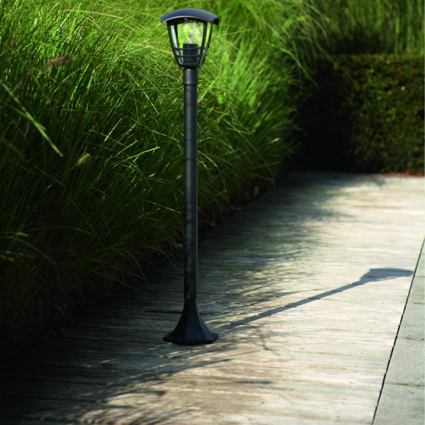 Philips 15383/30/16 - Ulkovalaisin MYGARDEN CREEK 1xE27/60W/230V musta IP44