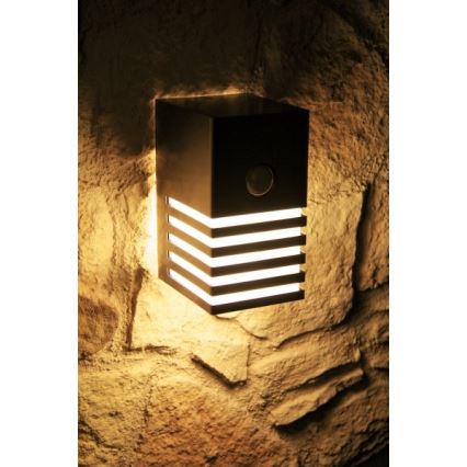 Philips - Ulkoseinävalaisin sensorilla E27/20W IP44