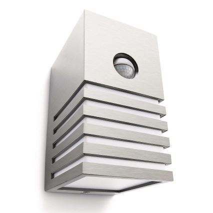 Philips - Ulkoseinävalaisin sensorilla E27/20W IP44