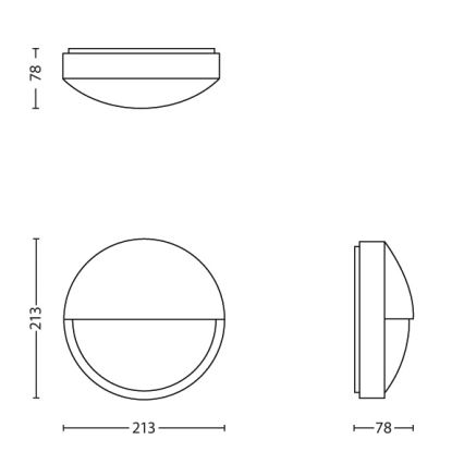 Philips - LED-ulkoseinävalaisin LED/6W IP44