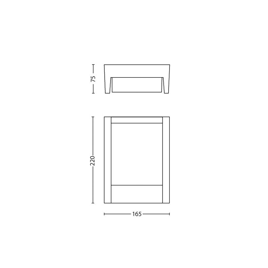 Philips - LED-ulkoseinävalaisin LED/6W/230V 4000K IP44