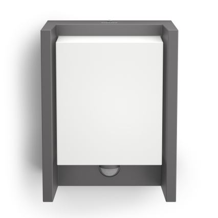 Philips - LED Ulkovalo anturilla LED/6W 2700K IP44