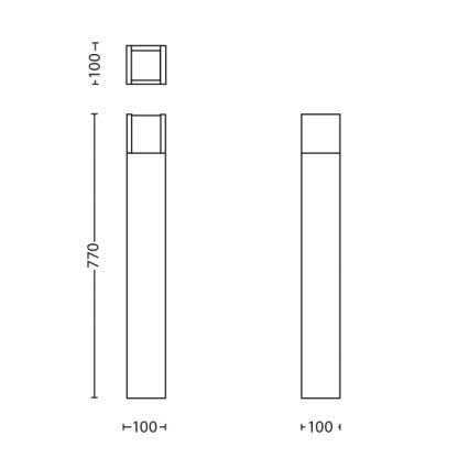 Philips - LED-ulkolamppu LED/6W/230V 2700K IP44