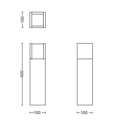 Philips - LED-ulkolamppu LED/6W/230V 4000K IP44