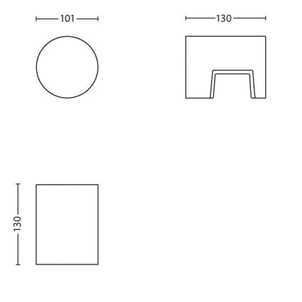 Philips - LED-ulkovalo 1xLED/6W/230V IP44