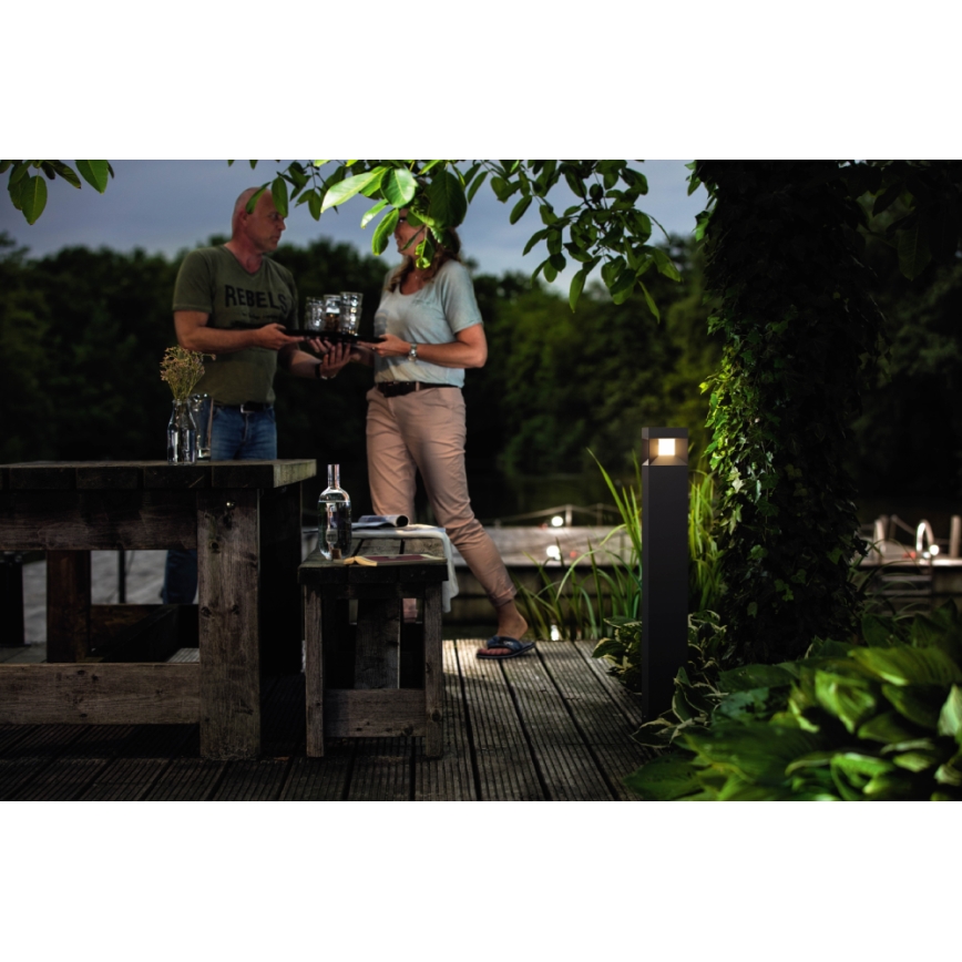 Philips - LED-ulkopollarivalo LED/8W IP44