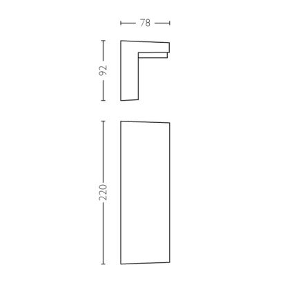 Philips - LED-ulkoseinävalaisin 2xLED/4,5W/230V 2700K IP44