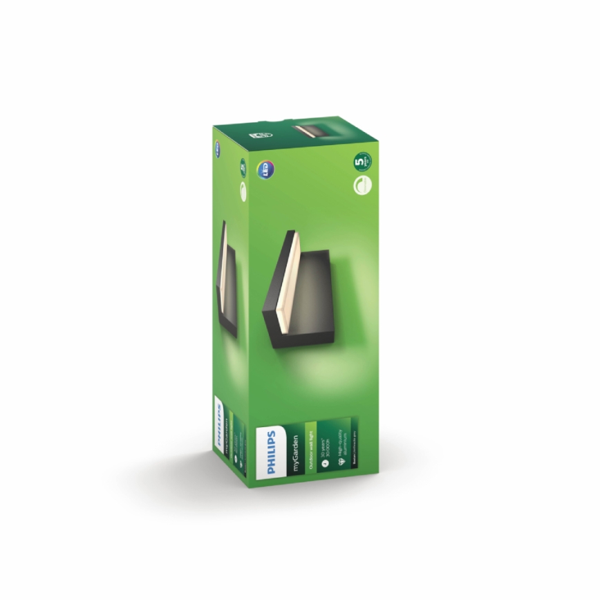 Philips - LED-ulkoseinävalaisin 2xLED/4,5W/230V 2700K IP44