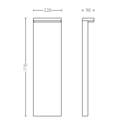 Philips - LED-ulkolamppu 2xLED/4,5W/230V 2700K IP44