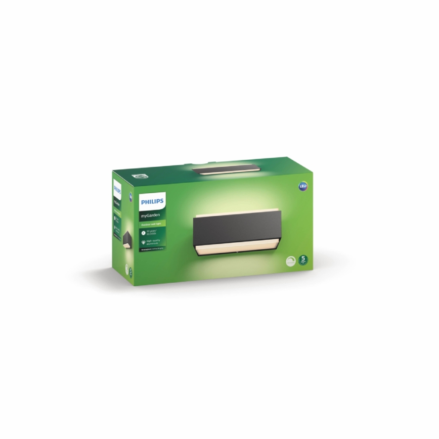 Philips - Himmennettävä ulkovalo 2xLED/4,5W IP44