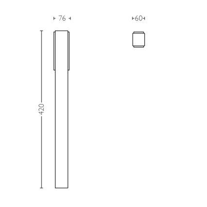 Philips - Ulkopollarivalo 2xLED/4,5W IP44