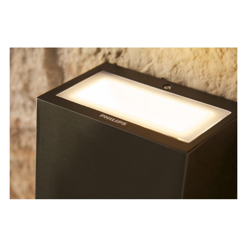 Philips 17209/47/16 - Ulkoseinävalaisin FLAGSTONE 3xLED/1W/230V IP44
