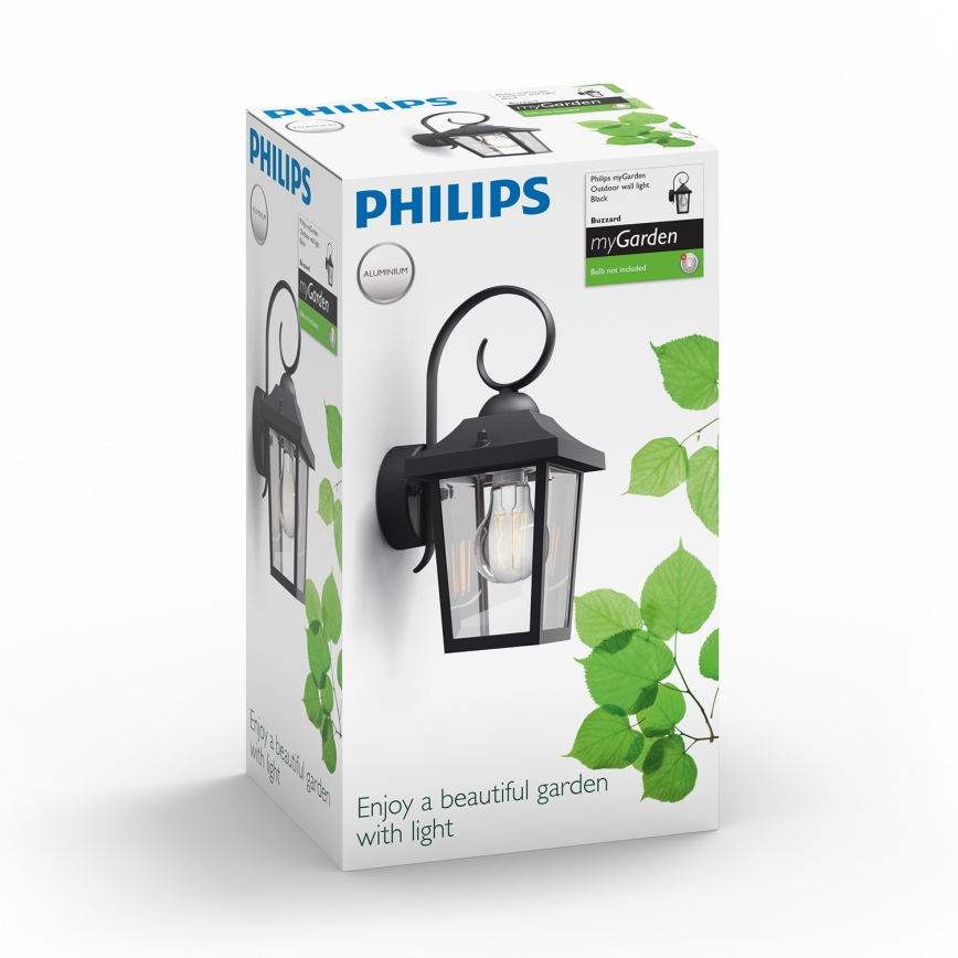 Philips - Ulkovalo 1xE27/60W/230V IP44