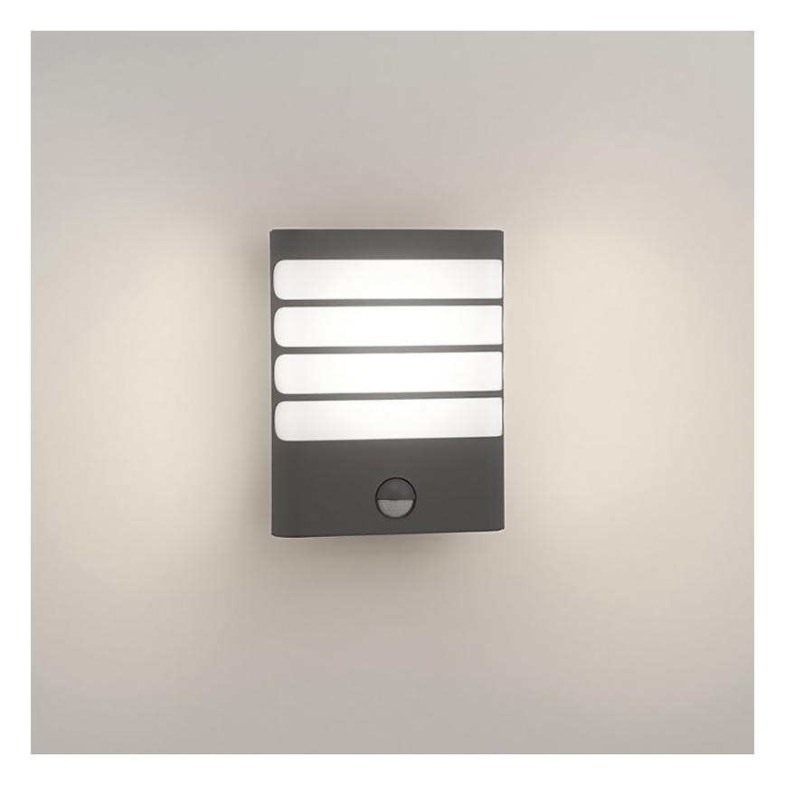 Philips - LED-ulkovalaistus anturilla 1xLED/3W IP44