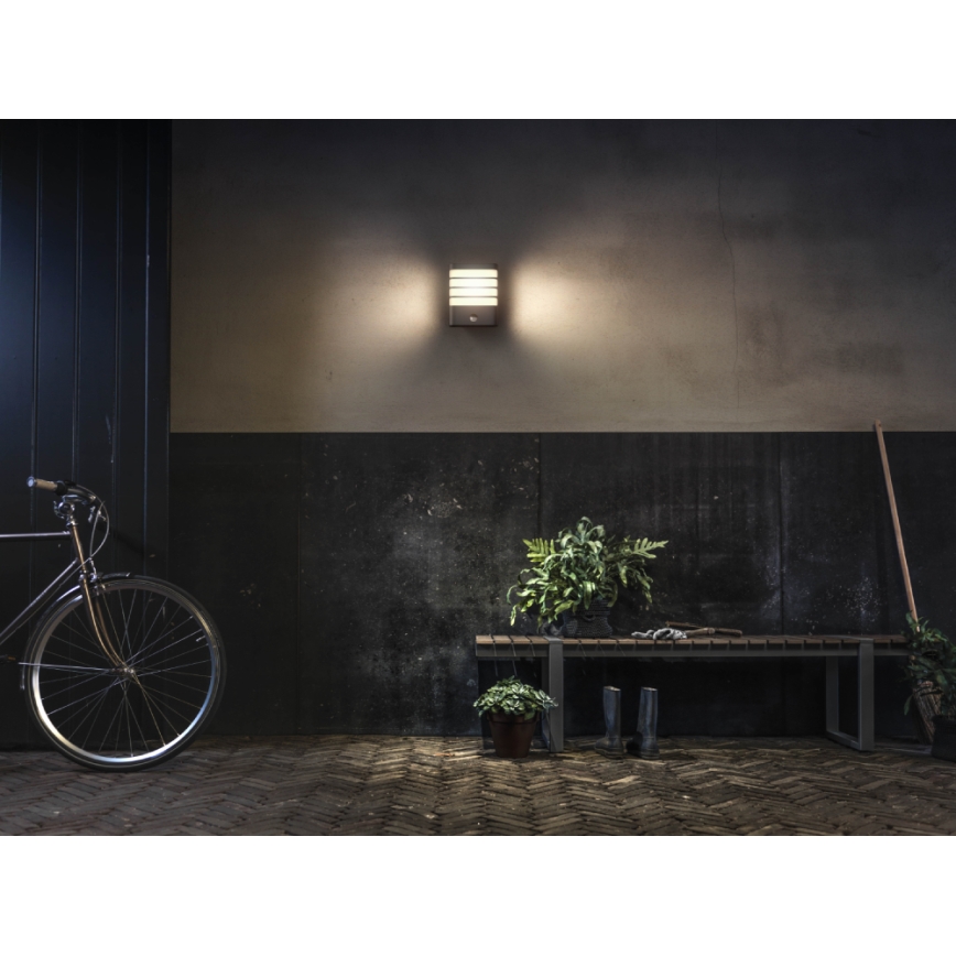 Philips - LED-ulkovalaistus anturilla 1xLED/3W IP44