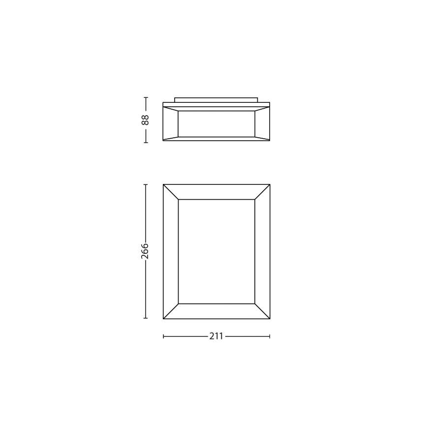 Philips - Ulkoseinävalo 1xLED/6W/230V IP44
