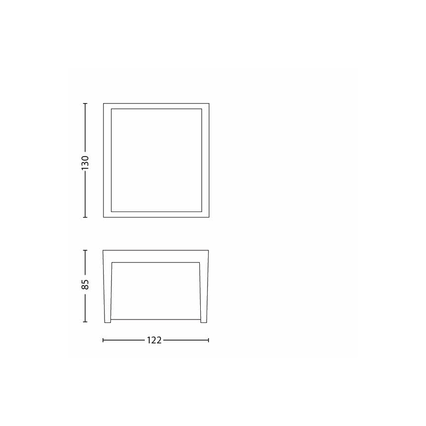 Philips - LED-ulkoseinävalo LED/3W/230V IP44 2700K