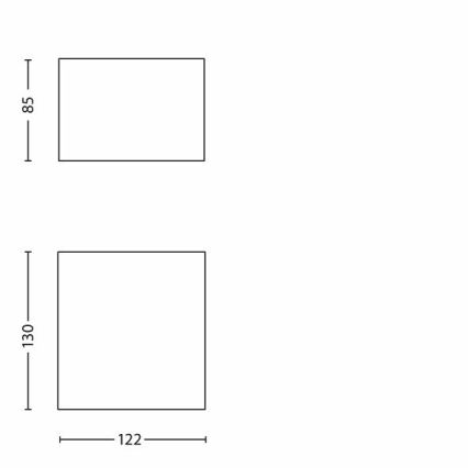 Philips - LED-ulkoseinävalo LED/3W/230V IP44