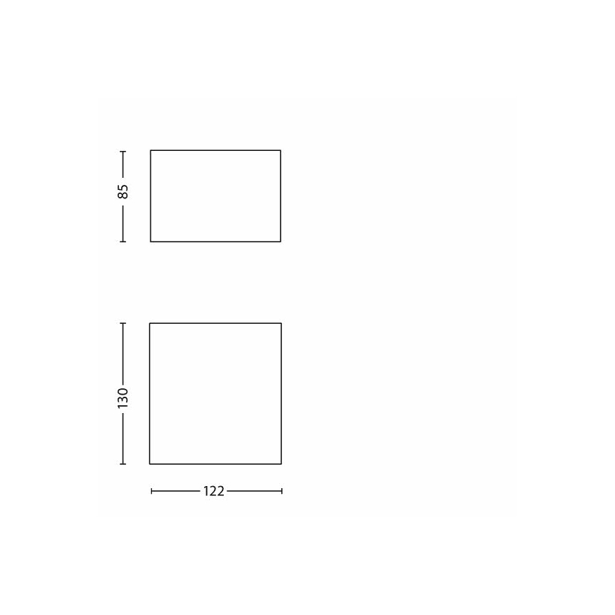 Philips - LED-ulkoseinävalo LED/3W/230V IP44