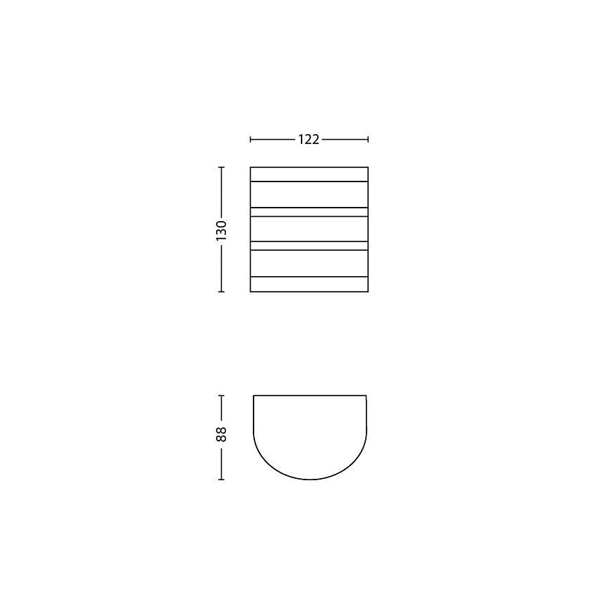 Philips - LED-ulkovalo 1xLED/3W/230V IP44