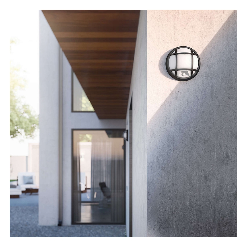 Philips 17319/30/16 - LED-ulkoseinävalaisin sensorilla EAGLE 1xLED/3W IP44