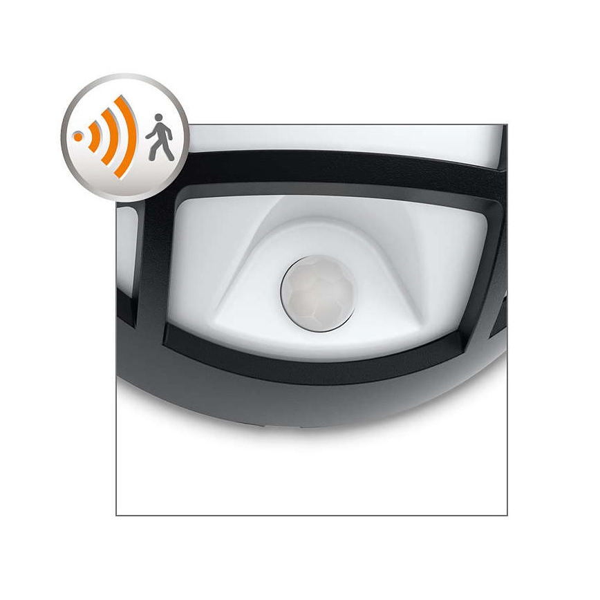 Philips 17319/30/16 - LED-ulkoseinävalaisin sensorilla EAGLE 1xLED/3W IP44