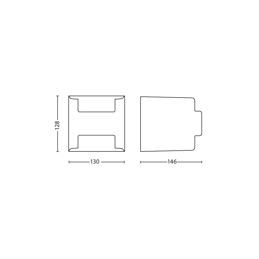 Philips - Ulkoseinävalo 2xLED/4,5W/230V IP44