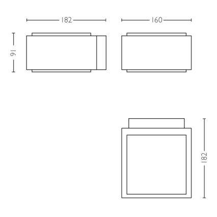 Philips - Ulkoseinävalaisin E27/42W/230V IP44