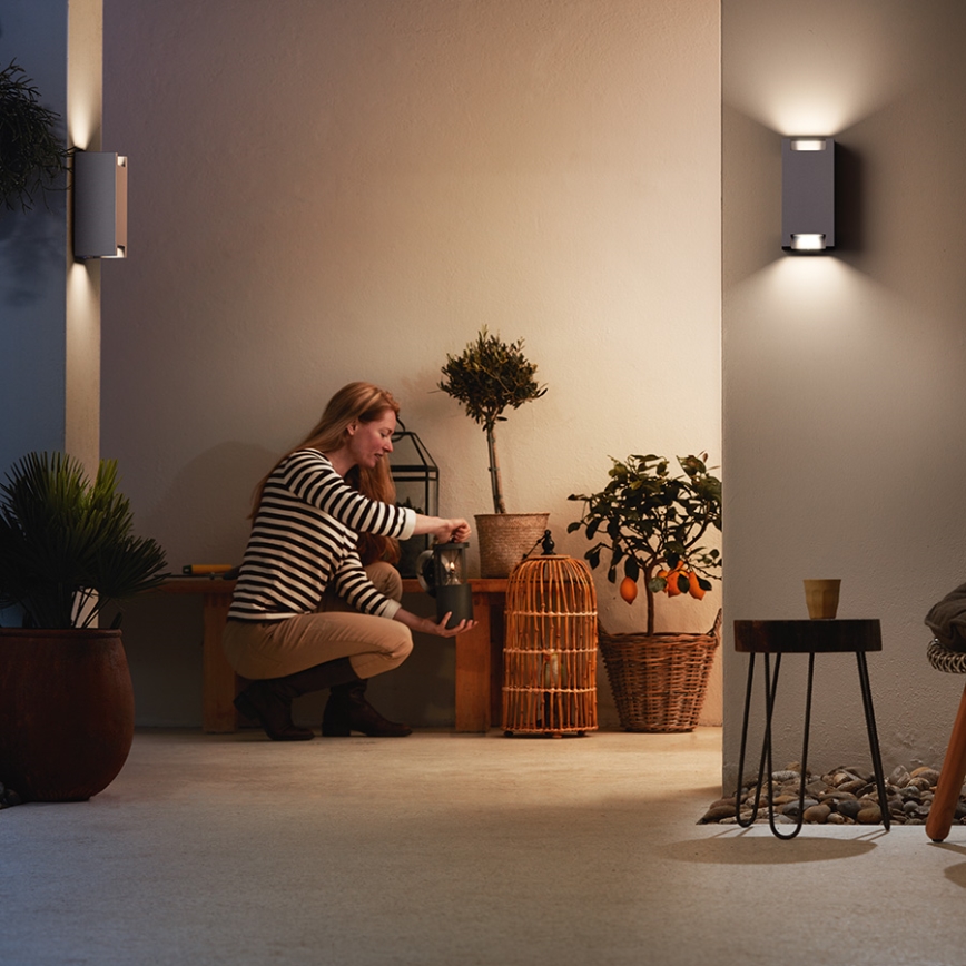 Philips - Ulkoseinävalaisin 2xGU10/5W IP44