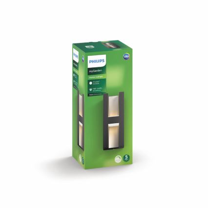 Philips - LED-ulkoseinävalaisin 2xLED/4,5W IP44