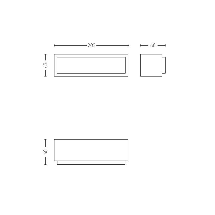 Philips - LED-ulkoseinävalaisin LED/4,5W IP44