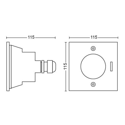 Philips - LED-ajotievalo LED/3W