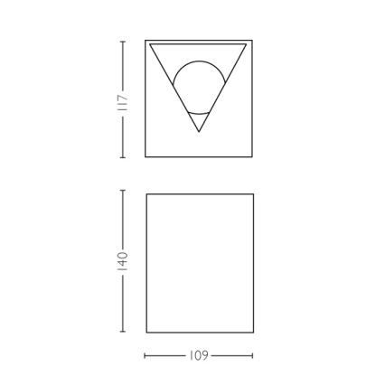 Philips - LED-ulkoseinävalo 2xLED/4,5W/230V IP44