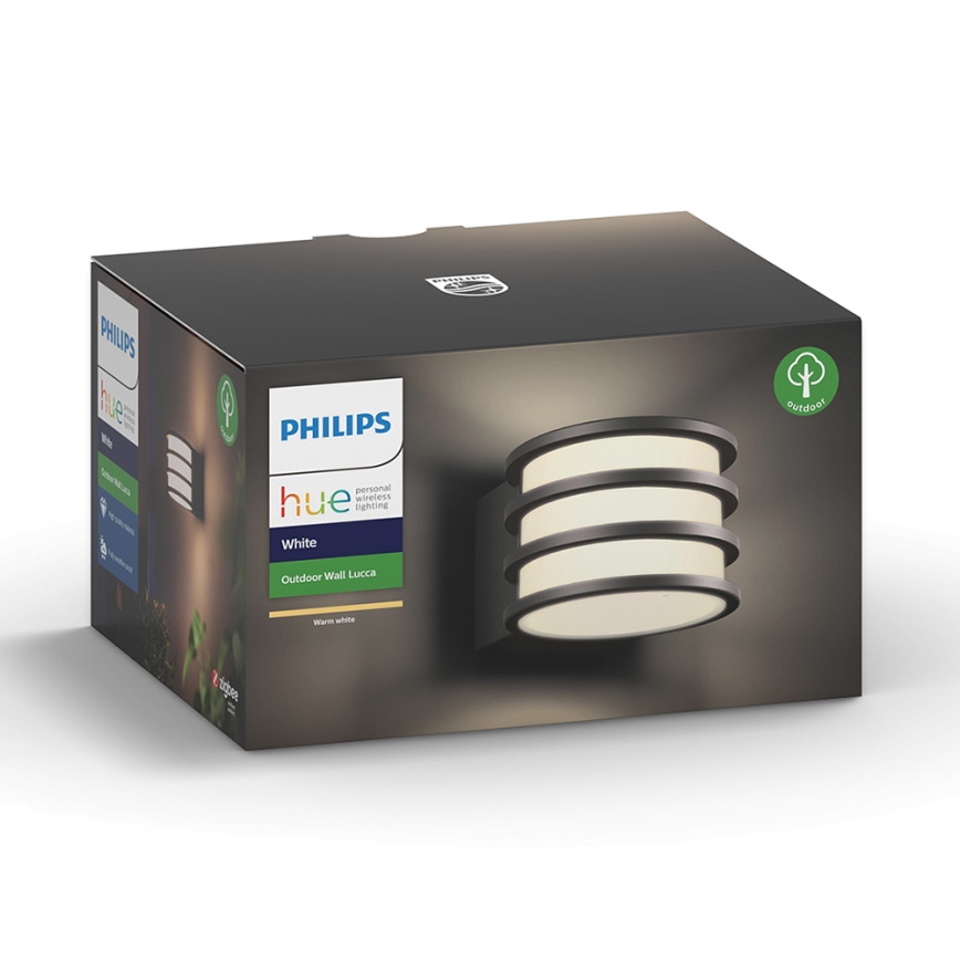 Philips - LED-ulkoseinävalaisin Hue LUCCA 1xE27/9,5W/230V IP44