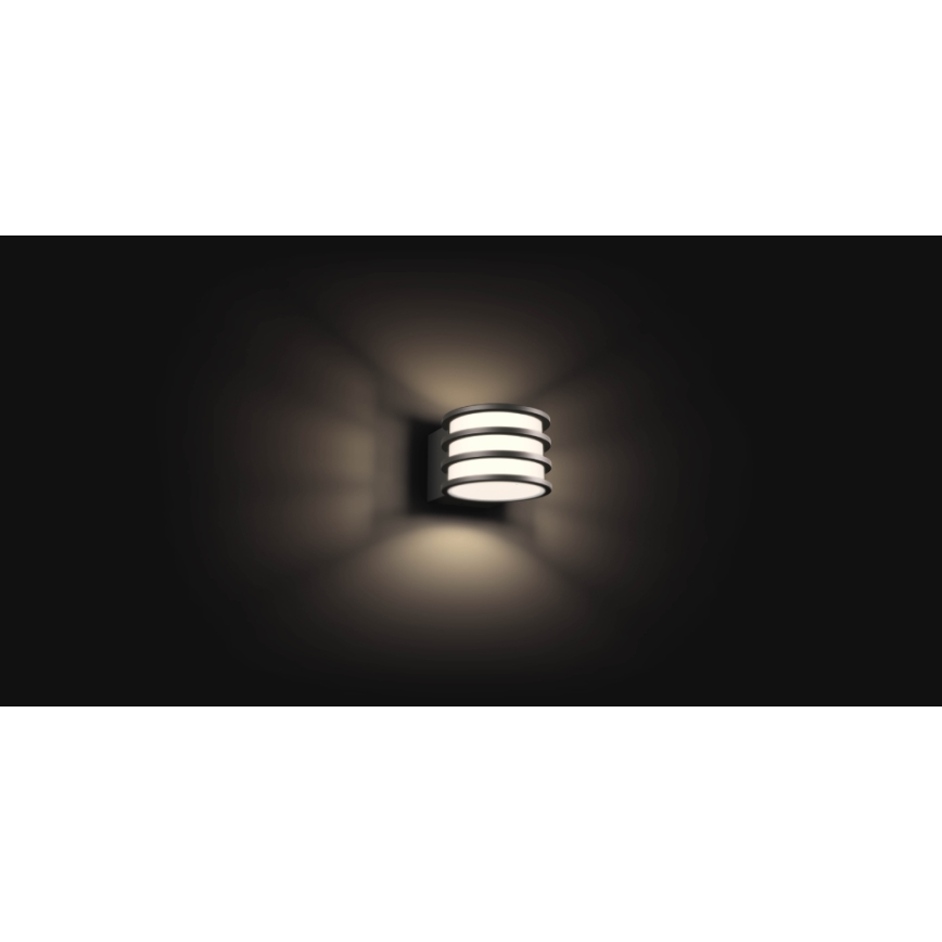 Philips - LED-ulkoseinävalaisin Hue LUCCA 1xE27/9,5W/230V IP44