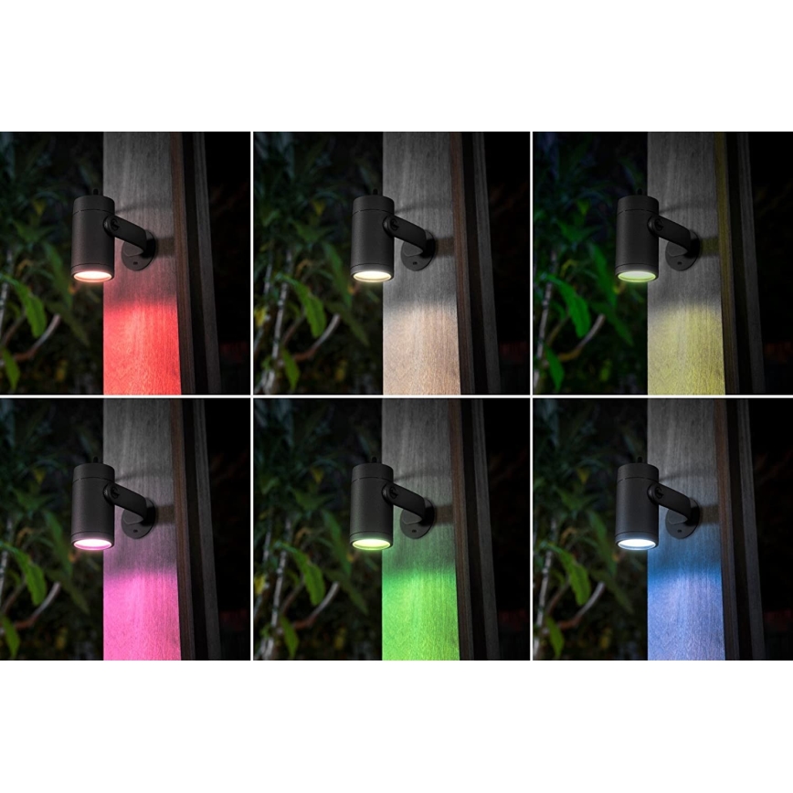 Philips - Laajennussarja LED RGB ulko kohdevalo Hue LILY LED/8W/230V IP65